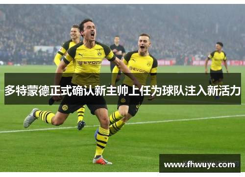多特蒙德正式确认新主帅上任为球队注入新活力