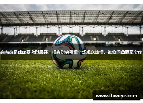 布布熊足球比赛激烈展开，精彩对决引爆全场观众热情，谁将问鼎冠军宝座